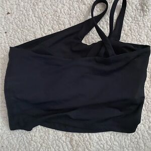 All in motion tank top crop top with built in bra size large